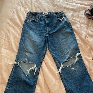 Abercrombie Ultra High Rise 90s Straight Jeans